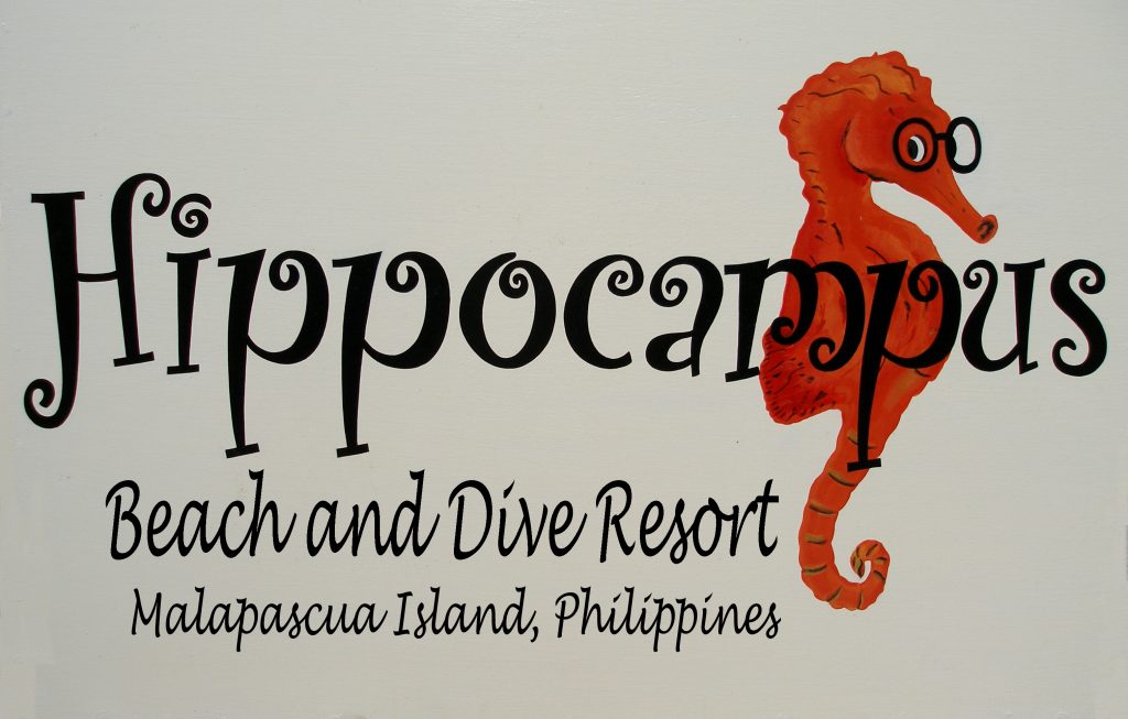 Hippocampus Beach and dive resort Malapascua logo