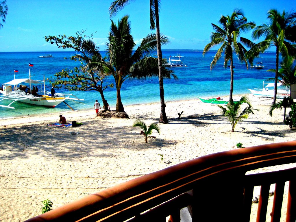 Hippocampus Beach and dive resort Malapascua view from deluxe rooms